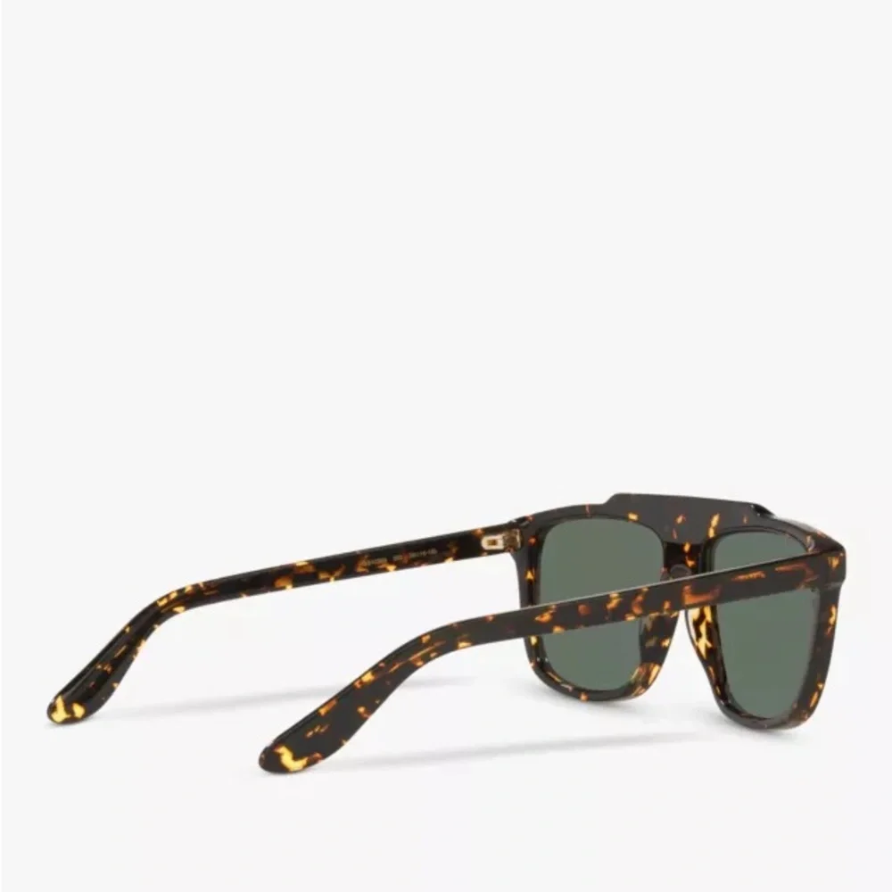 💯- New Authentic Gucci GG1039S Men's Aviator Sunglasses, Tortoise/Green